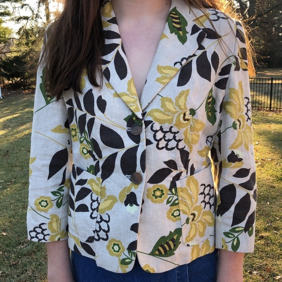 Groovy Floral Blazer - Picture 1 of 2